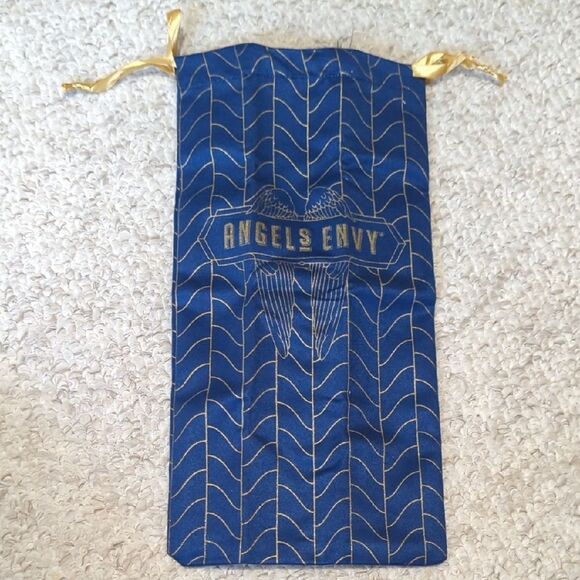 Angels Blue and Gold Quilted Cosmetic Bag - Picture 1 of 2